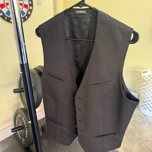Express Men's Classic Black Vest